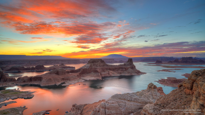 2K, powell, utah, point, view, lake, alstrom, Sunrises/Sunsets
