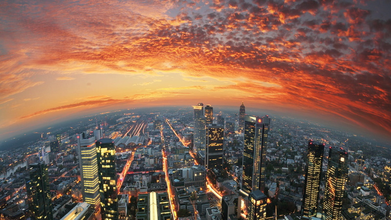 residential district, cityscape, crowd, urban skyline, illuminated, skyscraper, york, modern, Frankfurt, nature, sky, architecture, built structure, outdoors