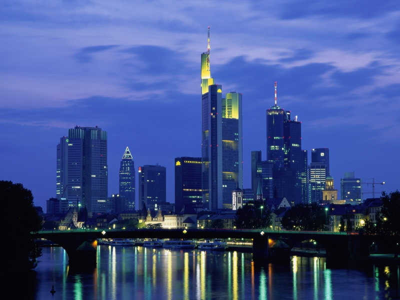 cityscape, 720P, Frankfurt, Germany