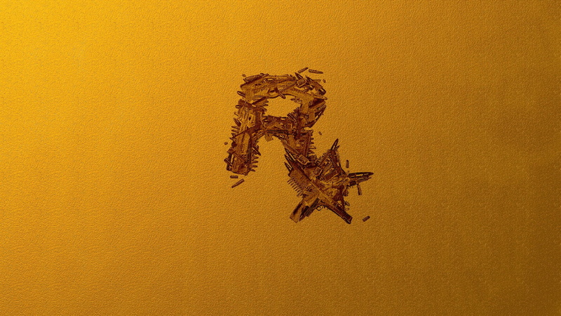 backgrounds, orange color, creativity, logo, indoors, art and craft, pattern, no people, Rockstar Games, 1080P, animal wildlife, craft, gold, rock, representation