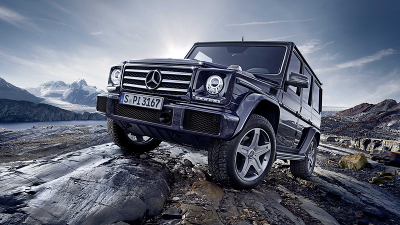luxury cars, Mercedes-Benz G 500, daytime, photo, class, black, blue, G-Class, 4K, benz, off-road, Mercedes, g, SUV