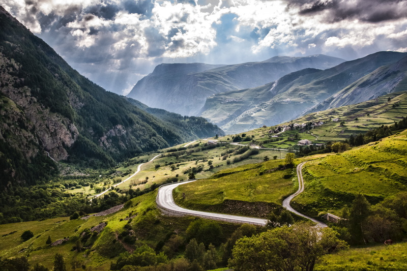 4K, mountain, photo, travel, mountains, hill, landscape, road, valley, nature, cloudy, mountain Range, scenics, outdoors, sky