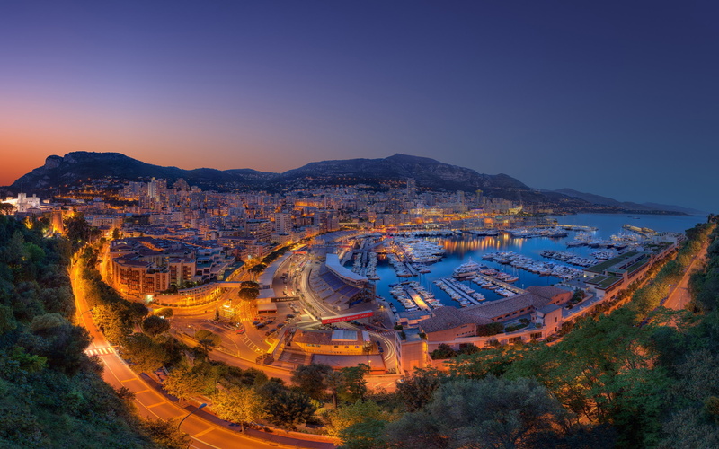 Hercule, Monaco, Formula, Port, view, 2K, 2013, aerial, grand, building, city, prix