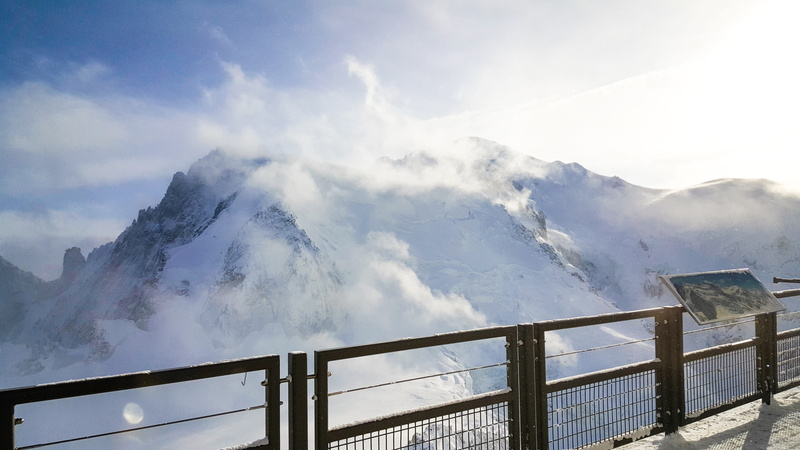 aples, no people, savoie, winter, mount peak, frozen, 5K, barrier, boundary, fence, chamonix, snow, rocks, railing, outdoors, aiguille du midi, scenics - nature