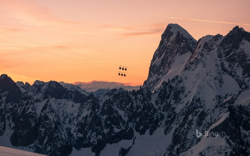 scenics - nature, massif, nature, snowcapped mountain, cold temperature, french, alps, 1080P, desktop, formation, no people, mountain range, non-urban scene