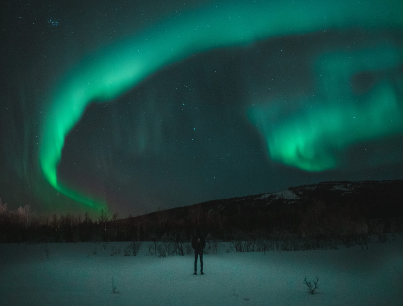 astronomy, skyscape, nature, nebula, mountain, galaxy, altitude, star - space, night sky, tranquility, aurora borealis