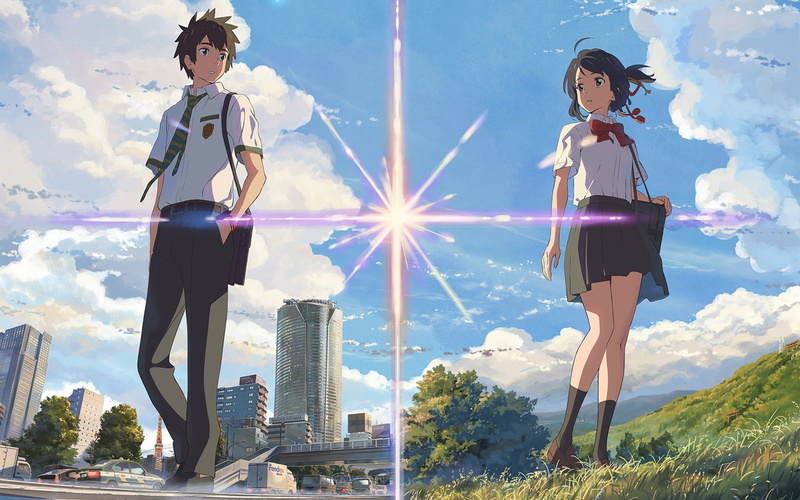 Miyamizu Mitsuha, Tachibana Taki, anime, 1080P, Kimi no Na Wa