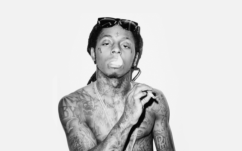 headshot, indoors, lil, artist, looking at camera, one person, copy space, young adult, hiphop, young men, front view, white background, studio shot, wayne