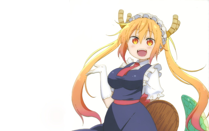 costume, looking at camera, one person, cut out, young women, indoors, Miss Kobayashis Dragon Maid, 1080P, blond hair, adult, lifestyles, hair, women