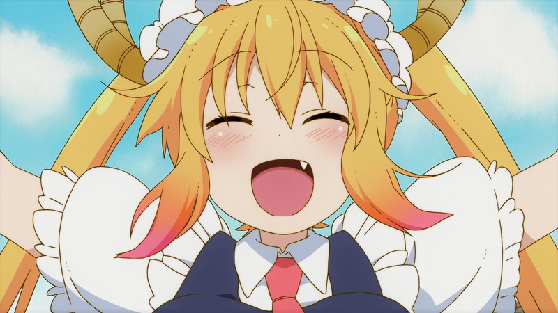 Kobayashi-san Chi no Maid Dragon, Miss Kobayashis Dragon Maid, 1080P, Anime, Tohru (Miss Kobayashis Dragon Maid)