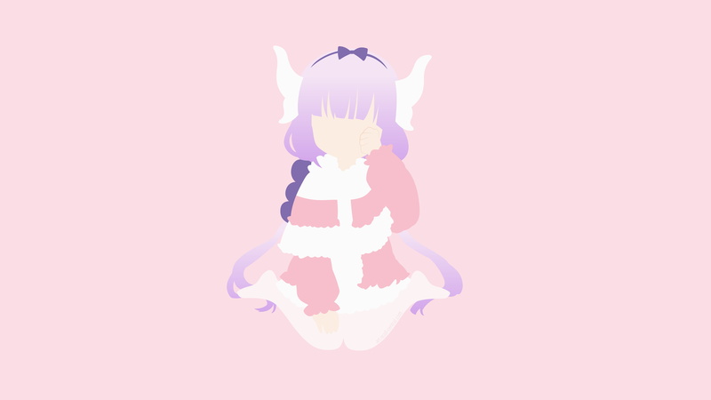 4K, Miss Kobayashis Dragon Maid, Kanna Kamui, Anime