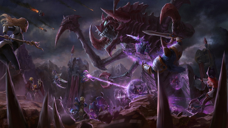 Garen (League Of Legends), Malzahar (League Of Legends), Chogath (League Of Legends), KhaZix (League Of Legends), Kassadin (League Of Legends), Miss Fortune (League Of Legends)