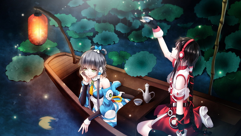 Yuezheng Ling, child, representation, nature, full length, girls, Vocaloid China, lifestyles, toy, art and craft, anime girls, hairstyle, Luo Tianyi, illuminated