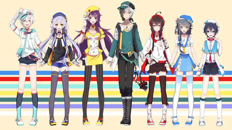 Luo Tianyi, YANHE (Vocaloid), Anime, Stardust (Vocaloid), Yuezheng Ling, Yuezheng Longya, Mo Qingxian, Vocaloid, 1080P, Zhiyu Moke