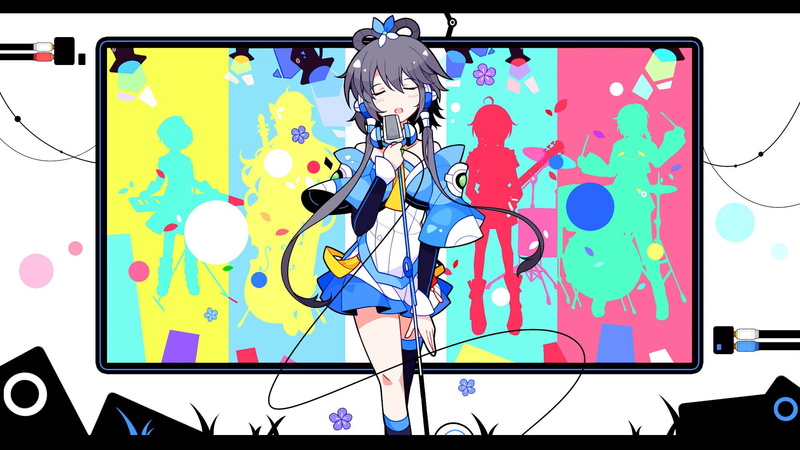 1080P, Vocaloid, Pop Art, Anime, Luo Tianyi