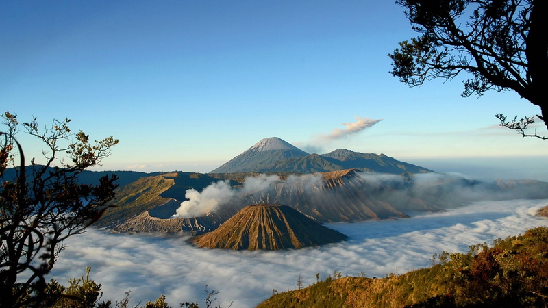 clouds, environment, smoke - physical structure, mountain, nature, physical geography, landscape, travel destinations, outdoors, tranquility, pollution