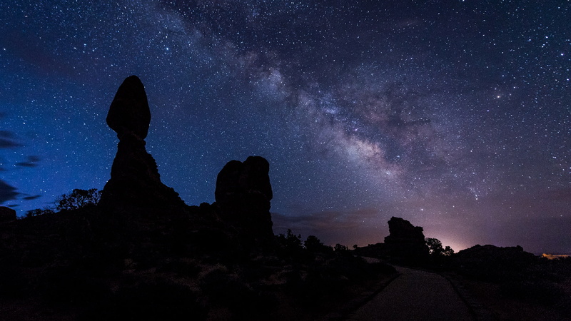 milky, 1080P, stars, night, nature, hd, way, galaxy