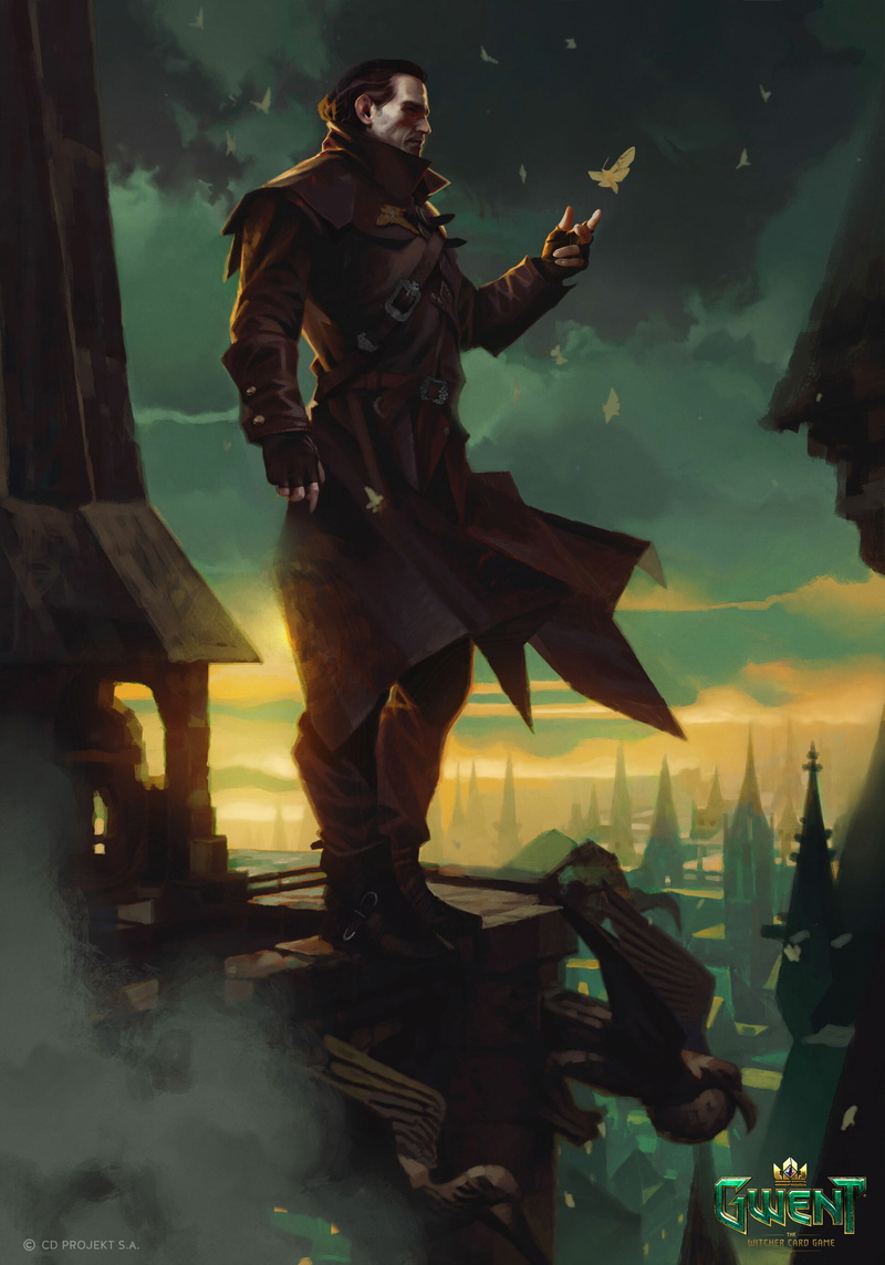 Gwent, 2K, Dettlaff, artwork, The Witcher 3: Wild Hunt – Hearts of Stone, digital art, portrait display, The Witcher 3: Wild Hunt - Blood and Wine, video