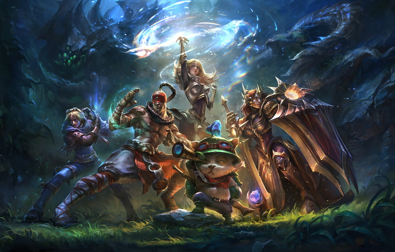 Leona (League Of Legends), Lux (League Of Legends), Video Game, Teemo (League Of Legends), Ezreal (League Of Legends), 2K, Lee Sin (League Of Legends)