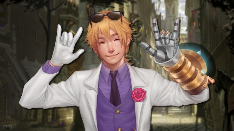 Ezreal, anime boys, anime, Piltover, 2K, Summoners Rift, Debonair Ezreal