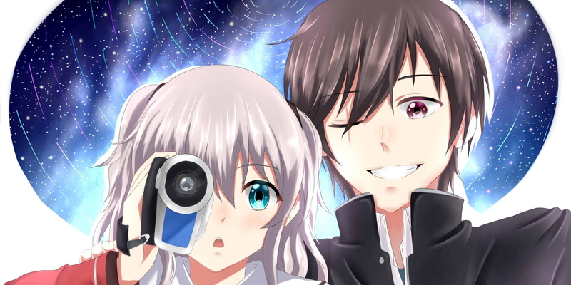 young adult, female likeness, digital composite, blue, indoors, technology, retail display, 1080P, human representation, young men, representation, Anime