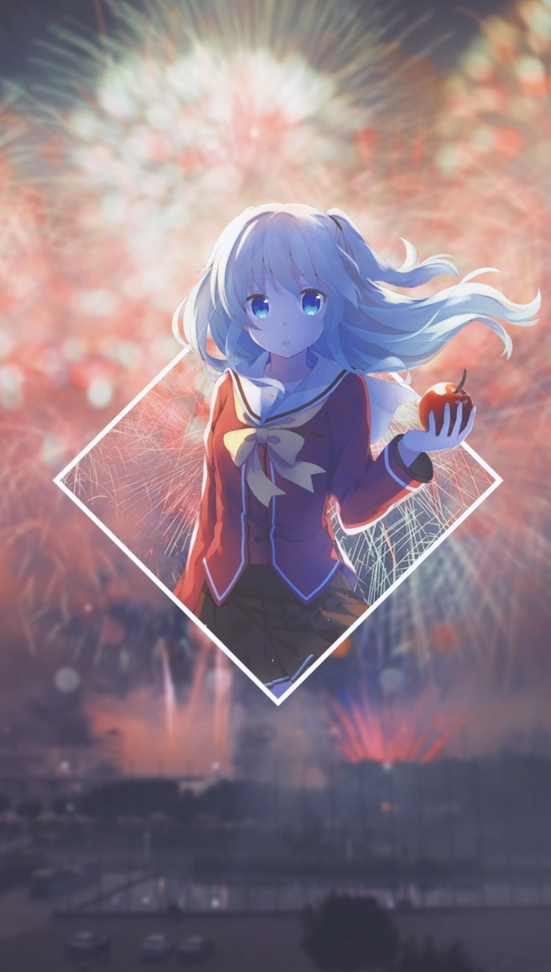 fun, emotion, human representation, Charlotte (anime), motion, anime girls, art and craft, fragility, nature, representation, anime, no people, outdoors
