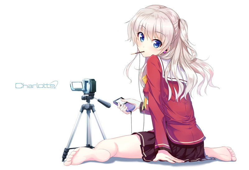 Charlotte (anime), technology, human representation, young adult, anime, Tomonori Nao, anime girls, representation, one person, side view, beautiful woman