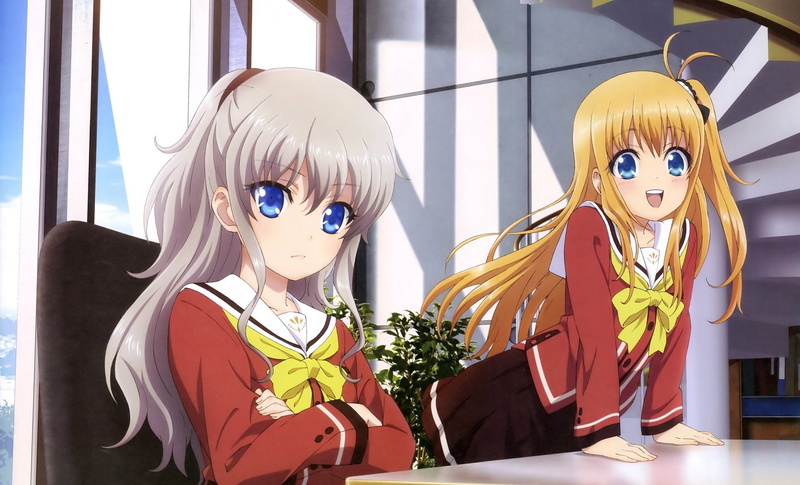 sunlight, nature, artwork, art and craft, indoors, anime girls, celebration, human representation, anime, representation, sculpture, day, Charlotte (anime)