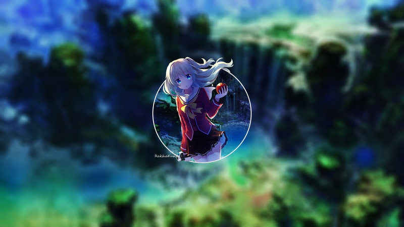 1080P, anime girls, fragility, Tomori Nao, long hair, outdoors, Charlotte (anime), plant, animal, animal themes, no people, mid-air, transparent, glass - material
