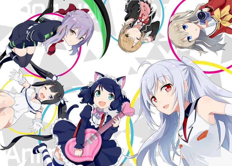 real people, high angle view, My Teen Romantic Comedy SNAFU, Shinoa Hīragi, art and craft, leisure activity, front view, Anime, adult, Show by Rock!!, characters