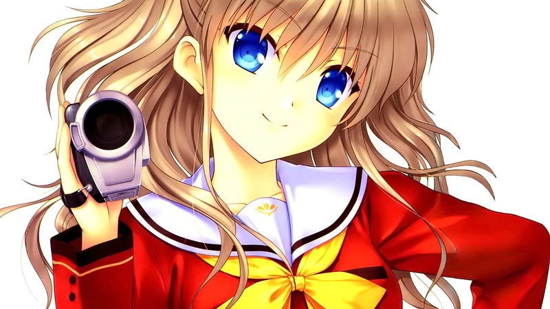 1080P, anime, Charlotte (anime), anime girls, Tomori Nao