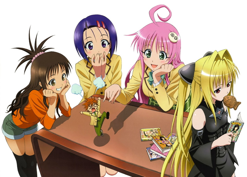 To Love-Ru, 1080P, Mikan Yuuki, Lala Satalin Deviluke, Golden Darkness, Haruna Sairenji, Anime
