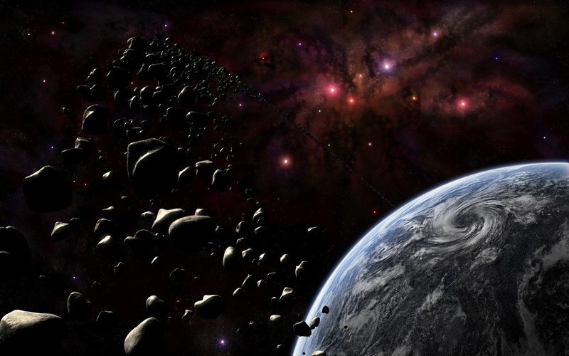1080P, earth, 1920x1200, meteors, circling, planet, meteorites, meteor, space