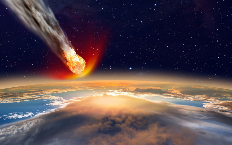 Meteorite, Planet, 1080P, Sci Fi, Space
