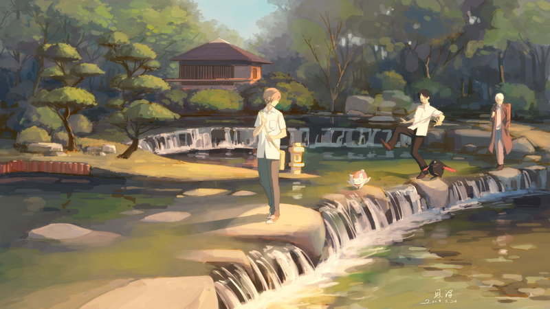 Ginko (Mushishi), Natsumes Book of Friends, Anime, Madara (Natsume Yuujinchou), Kimihiro Watanuki, Crossover, 1080P, Takashi Natsume, Mushishi, xxxHOLiC