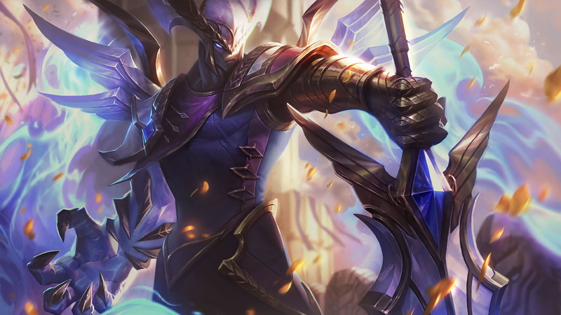 Aatrox (League of Legends), Victorious (Azur Lane), Riot Games, League of Legends, gold, Aatrox, 4K