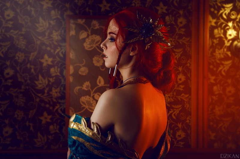 The Witcher, The Witcher 3: Wild Hunt, model, Helly von Valentine, Disharmonica, cosplay, Triss Merigold, 720P