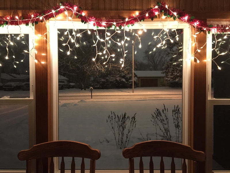 Lights, ze, frost, season, indoors, no people, december, nature, xmas, night, lighting equipment, snow, year, christmas lights, 4K, Chairs, holiday, plant