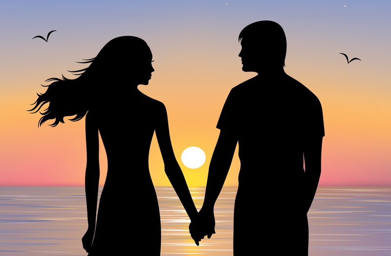 horizon over water, black Color, cheerful, togetherness, sunlight, summer, coastline, nature, couple - relationship, daughter, real people, joy, parent