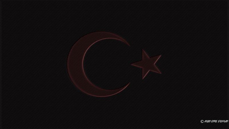 turkey, Moon, Flag, Shooting Stars, Nations, Turkish, 1080P