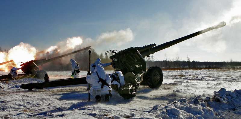 military, army, smoke - physical structure, people, uniform, fighting, cold temperature, day, sky, artillery, 1080P, group of people, Russian Army, armed forces