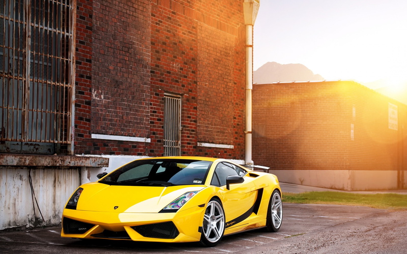 gallardo, 2K, lamborghini, superleggera, yellow, supercars
