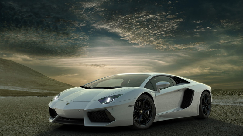 non-urban scene, mode of transportation, clouds, nature, environment, wheel, motor vehicle, sports car, sky, luxury, land vehicle, gallardo, no people