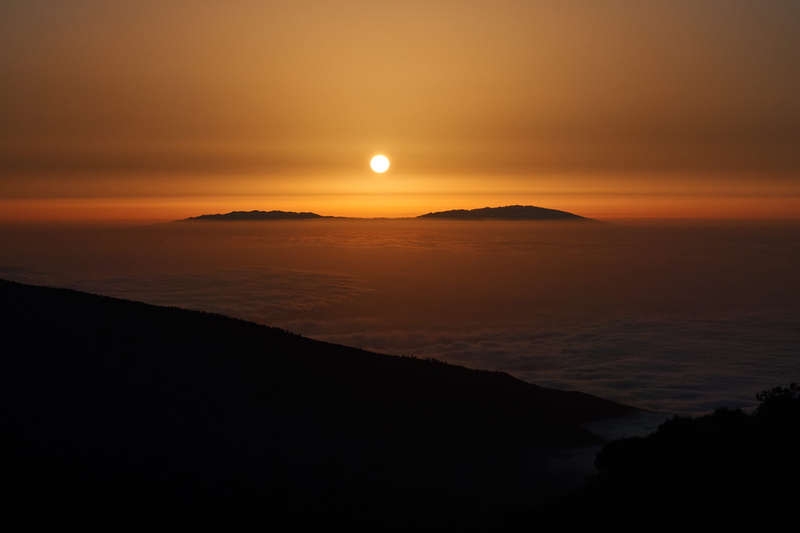 spain, la orotava, tenerife, land, no people, canarias, 4K, tranquility, orange color, horizon over water, sunset, views, idyllic, horizon, romantic sky