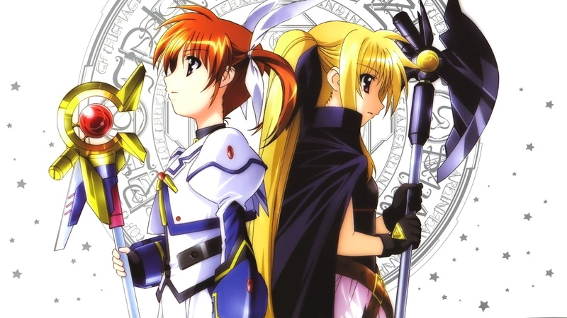 Magical Girl Lyrical Nanoha Strikers, Fate Testarossa, Nanoha Takamachi, 1080P, Anime