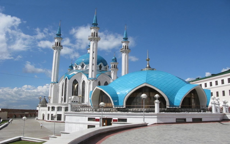 d, qolsarif, hd, district, b, kazan, tatarstan, mosque, 1080P