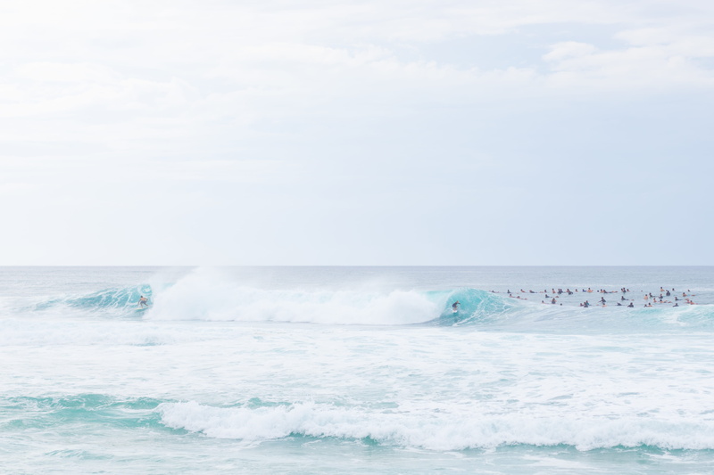 surfing, beauty in nature, cloud - sky, horizon over water, sport, outdoors, hawaii, oahu, aquatic sport, 4K, adventure, pipeline, nature, day, soft, motion