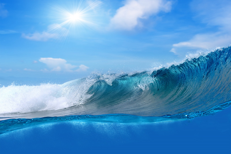 no People, cold temperature, pacific Islands, sunlight, splashing, ocean, surfing, scenics - nature, landscape, sky, bright, seawaves, lens flare, power