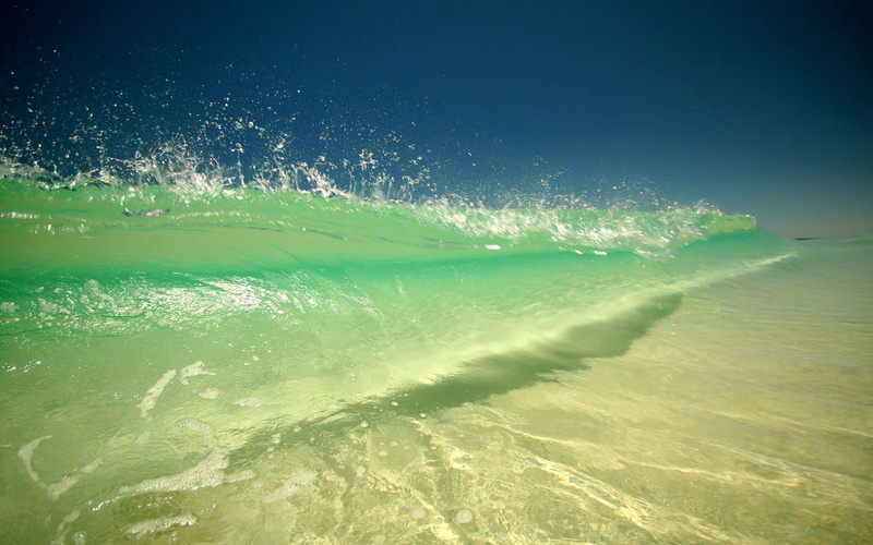 sky, motion, coastline, spray, outdoors, coast, splash, travel, aquatic sport, surfing, drops, purity, nature, splashing, power, tropical Climate, 1080P