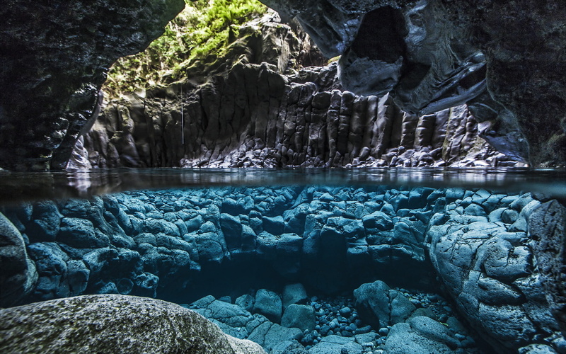 crystal, underwater, jungle, clear, 1080P, caves, water, pool